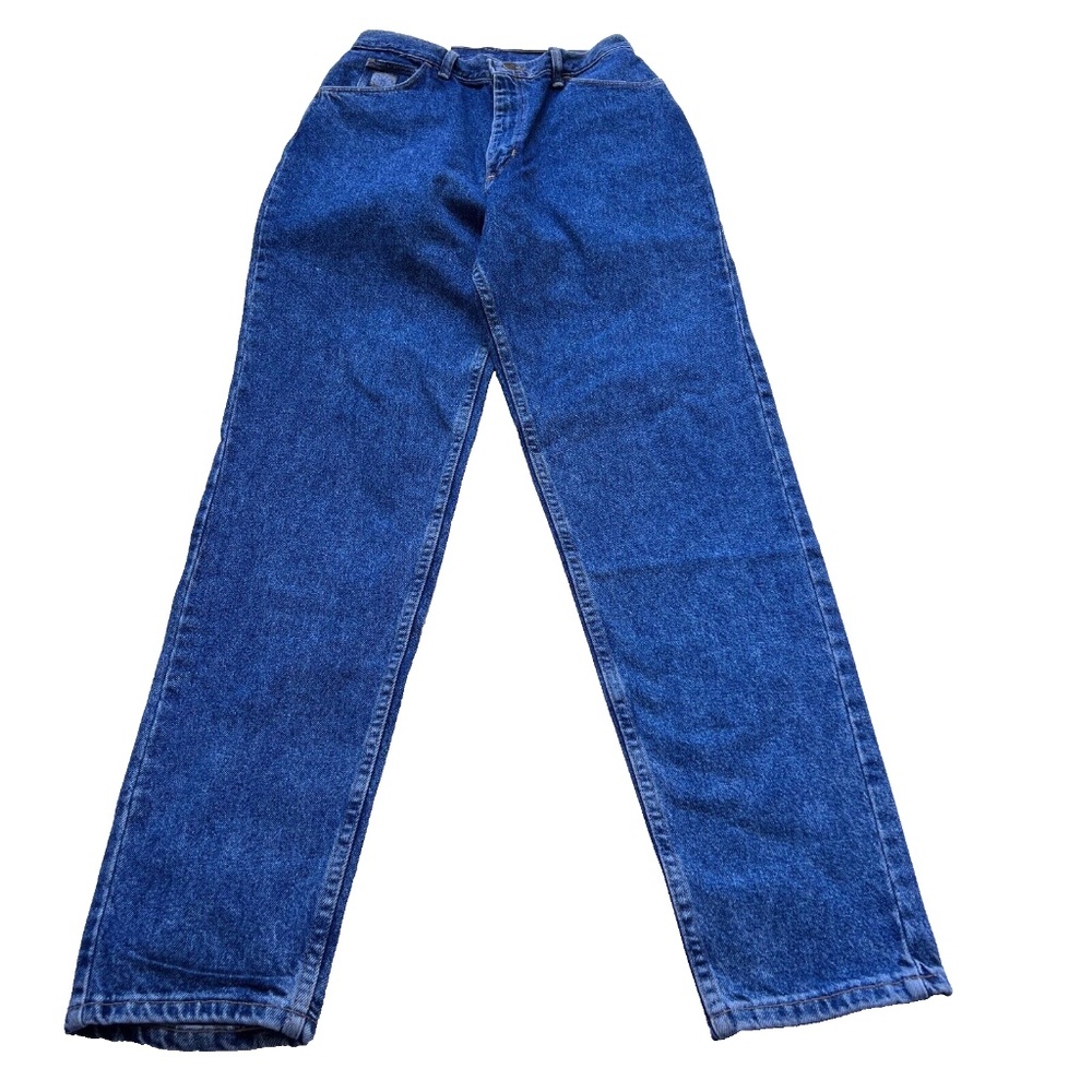 Vintage Jeans America Wrangler Sz 10 L Misses Fit Relaxed High-Rise New Blue New